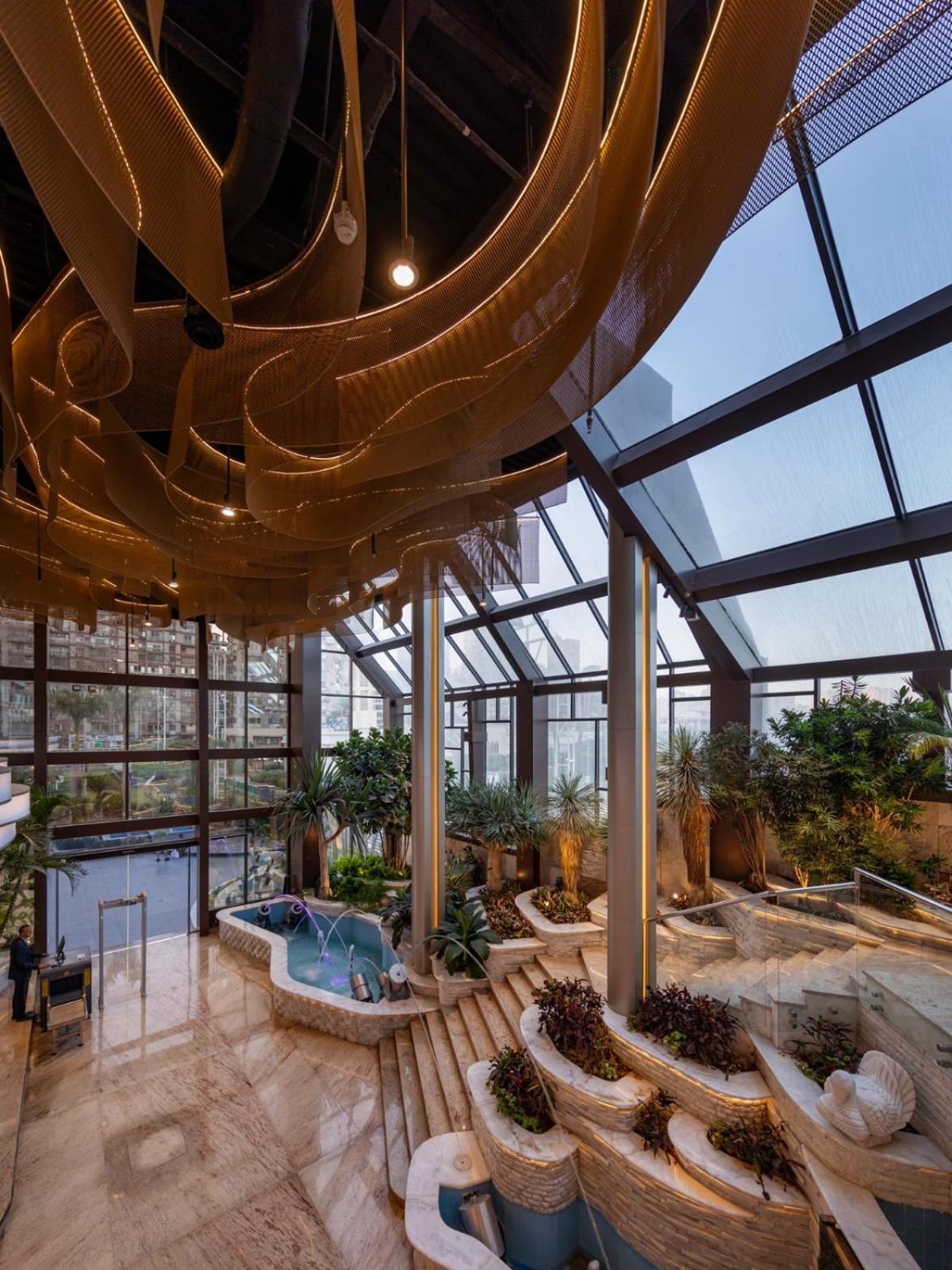 Mirage Hotel & Conference Center Alexandria Exterior foto The Sky Garden