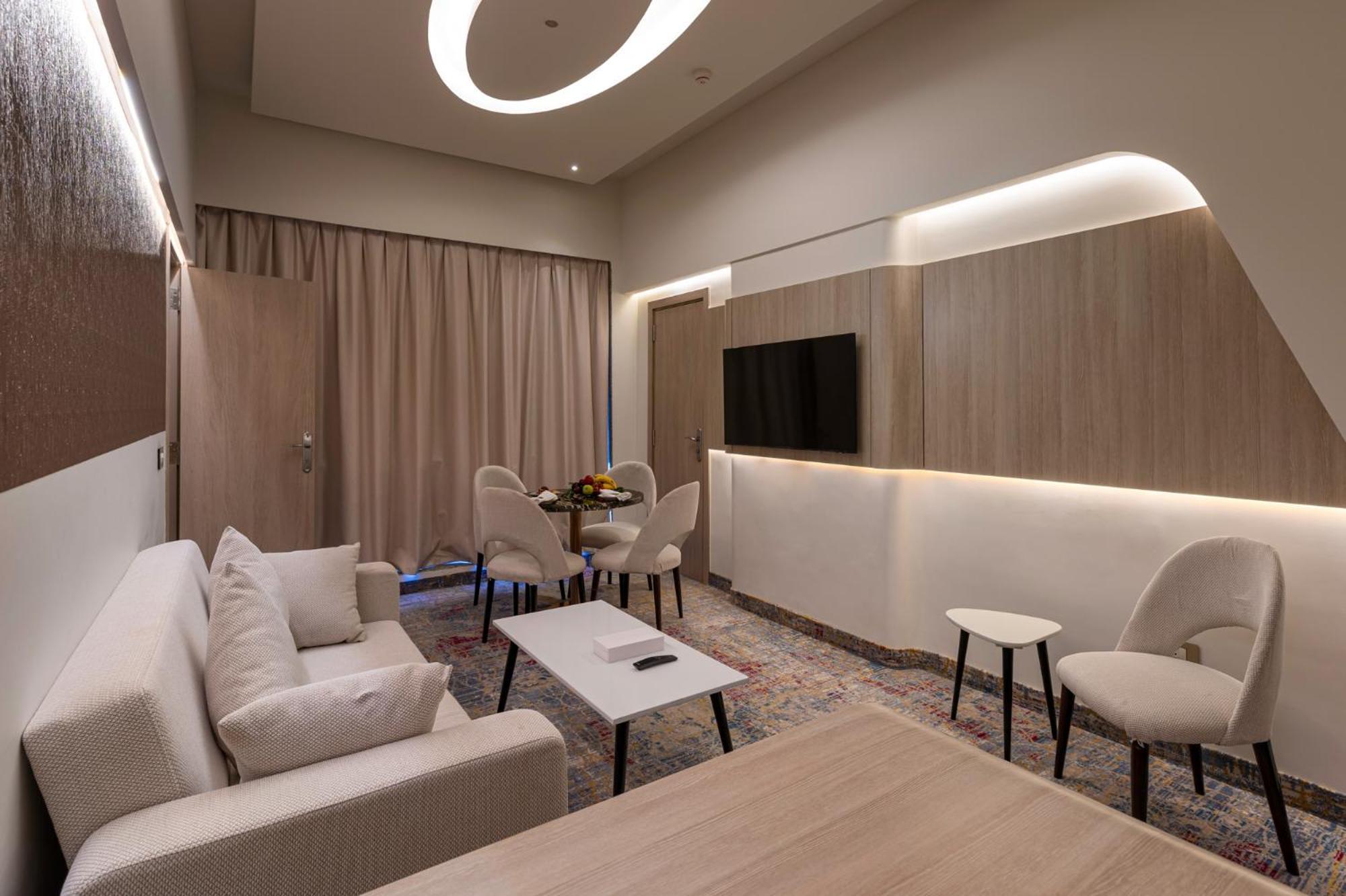 Mirage Hotel & Conference Center Alexandria Exterior foto A 3D rendering of a living room