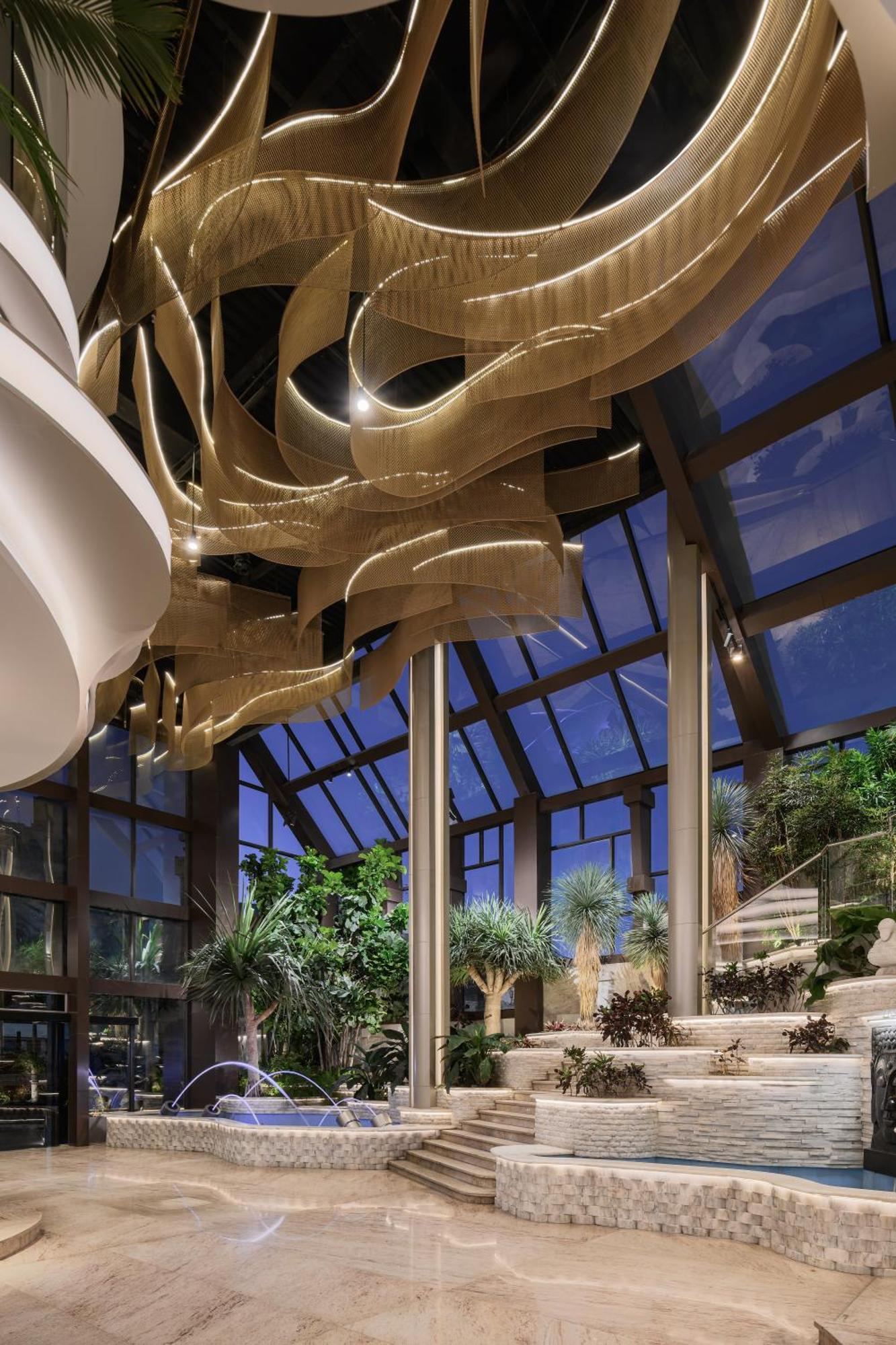 Mirage Hotel & Conference Center Alexandria Exterior foto The interior of the hotel